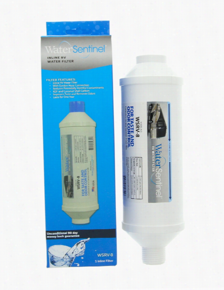 Wsrv-8 Wa Ter Sentinel Inline Rv Water Filter