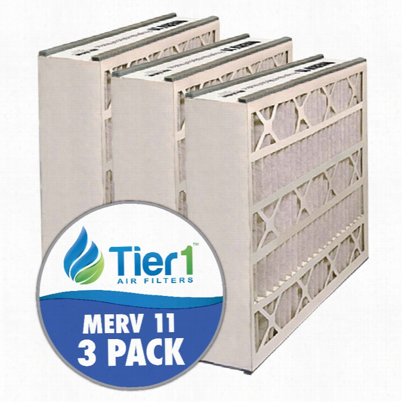 16x25x3 255649-101 & 259112-101 Trion / Air Bear Merv 11 Copmarable Expose To ~ Filter By Tier1 (3-pack)