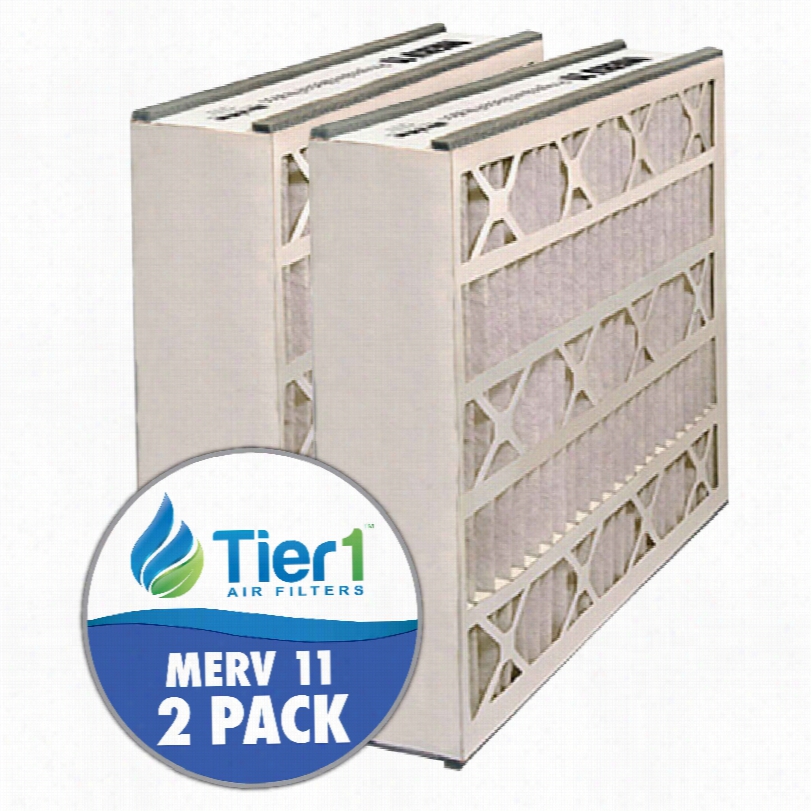 16x25x5 255649-105 & 259112-105 Trion / Air Bear Merv 11 Comparable Air Filter By Tier1 (2-pack)