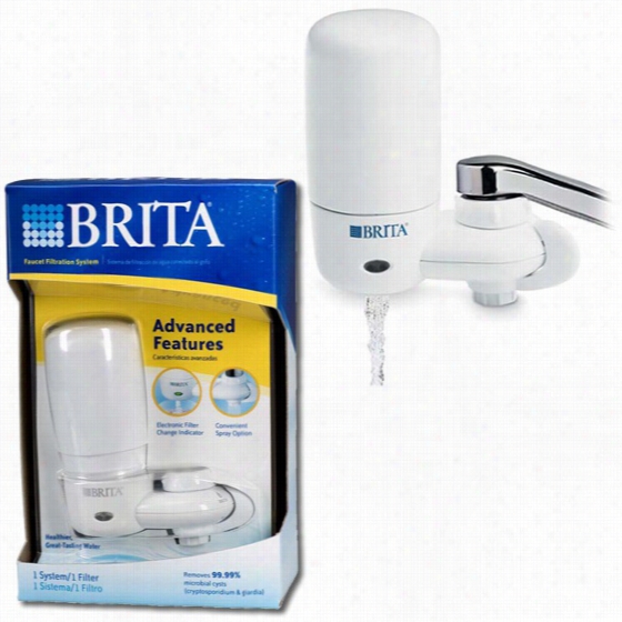 42201 Brita  On-tap Ff -100 Faucet Filter System - White