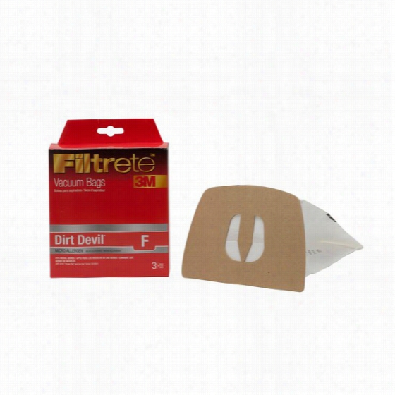 65702 3m Filtrete Dirt Devil F Vacuum Bags (3-pack)