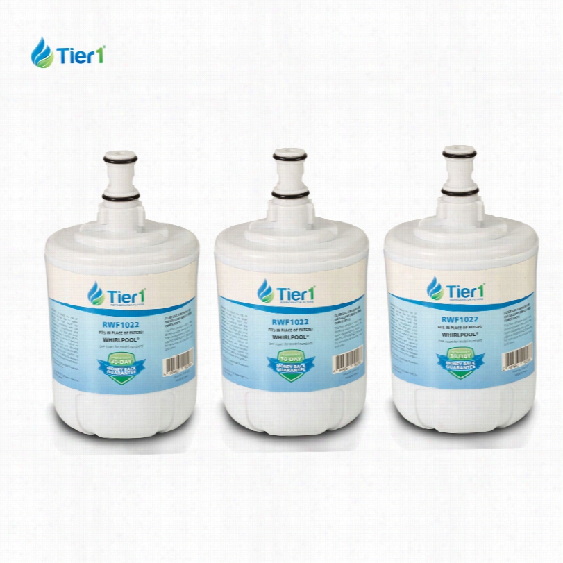8171413 / 8171414 Whirlool Comparable Refrigeragor  Water Filter Reeplacement By Tier1 (3 Packk)