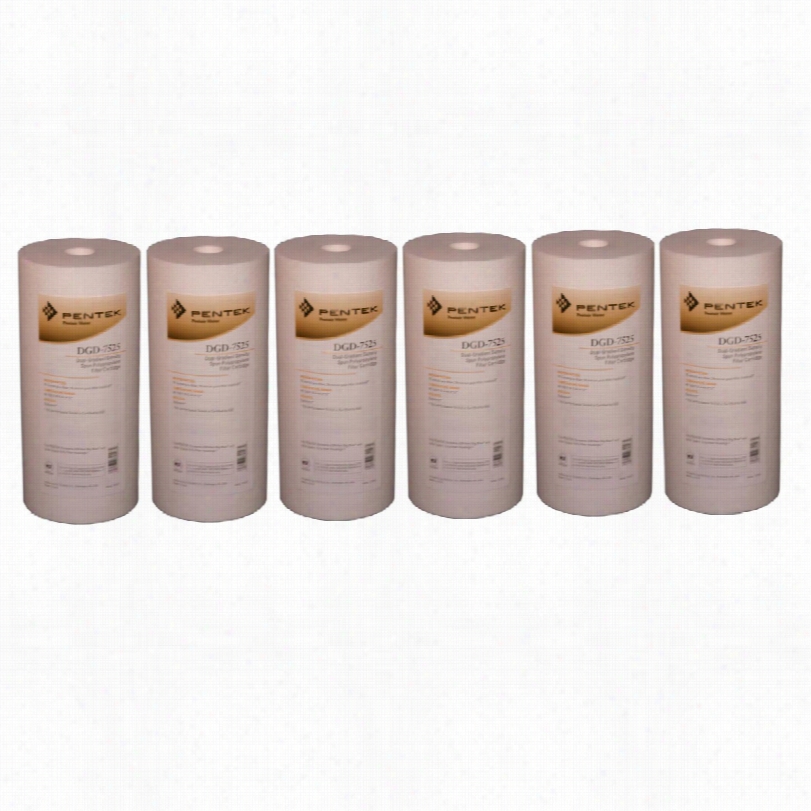 Dgd-7525 Pen Tek Whole House Replacememt Sedimeent Filter Cartridge (6-pack)