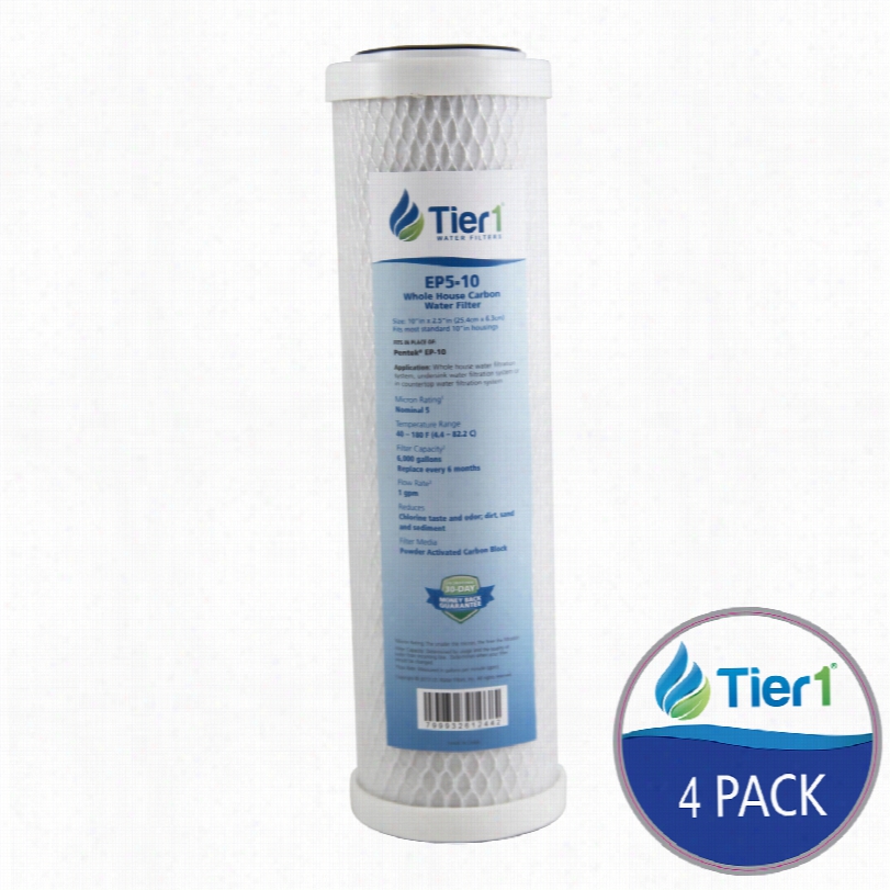 Ep5-10 Tier1 Carbon Block Water Filter (4-pack)