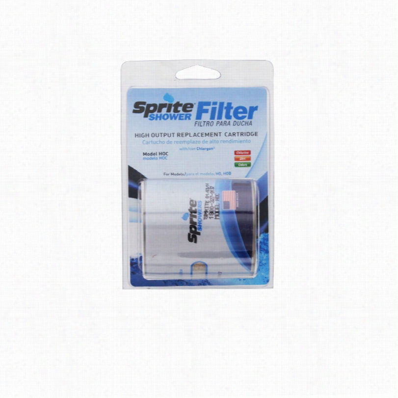 Hoc Psrite High  Output Shower Filter Cartridge Replacement