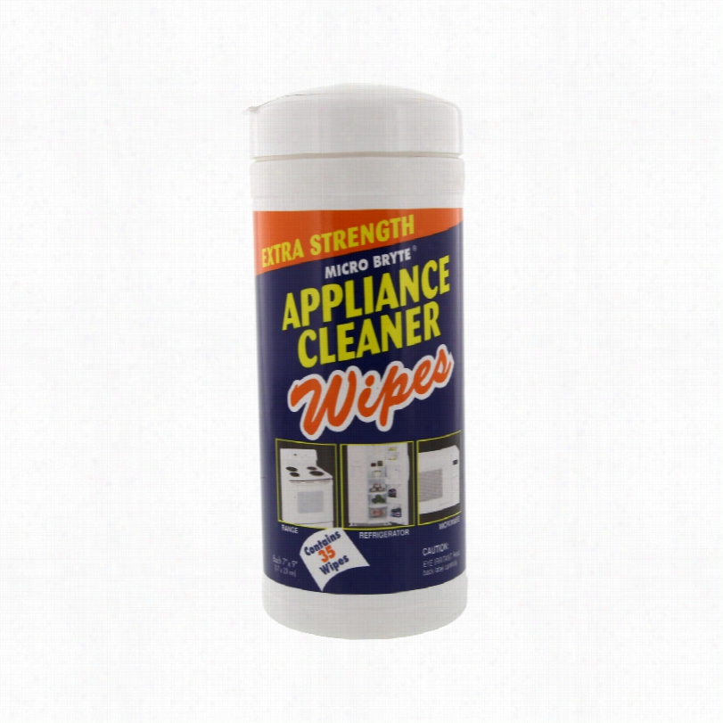 Miccro Bryte Microwave & Appliance Cleqner Wipes (#35635)