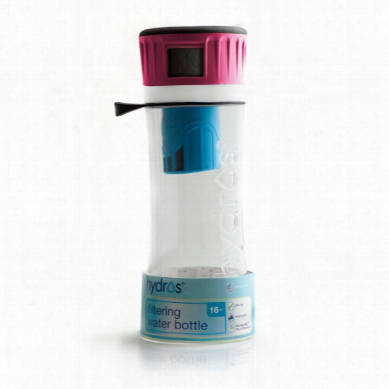 Pink Lid Hydros Side-fill Water Ppurifier Bottle (#hbsf-pnk)