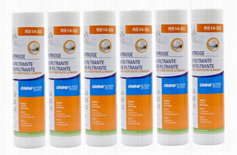 Rs14-ss Omnifilter Replacement Wholle House Supply With ~  Filter Cartridge (6-pack)