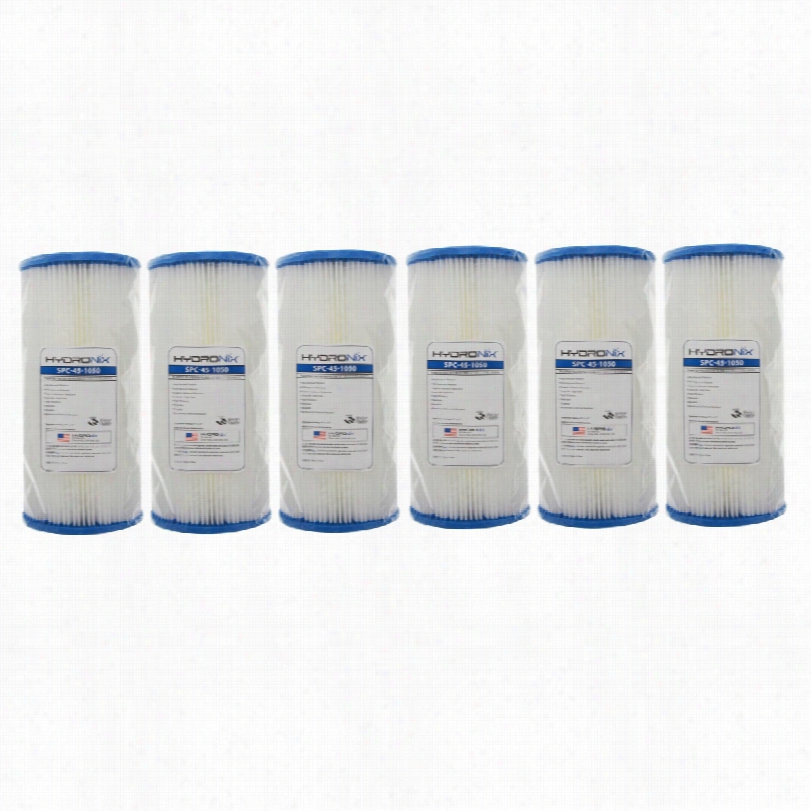 Sd-c45-1050 Hydronix Pleated Seidment Water Filter (6-pack)