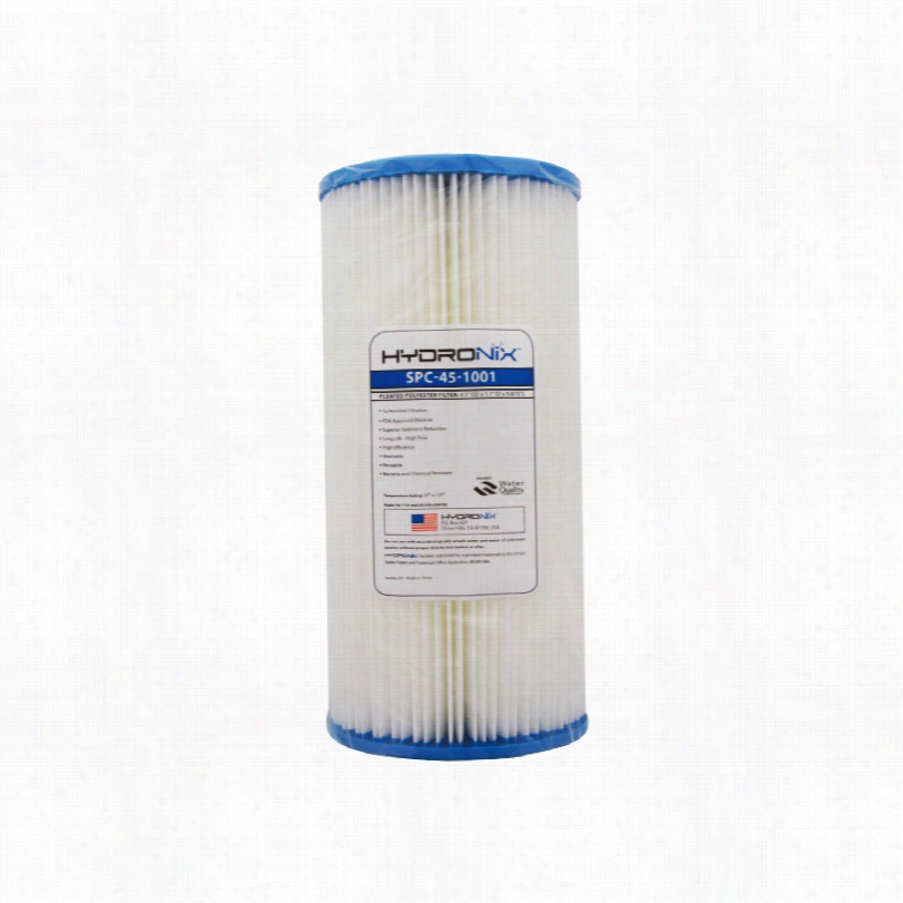 Sp C-45-1001 Hydronix Pleated Sediment Water Filter