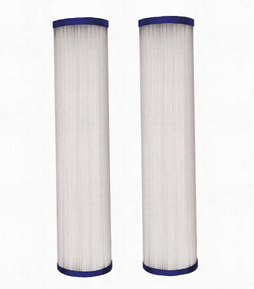 Wfpfc3002 Dupont Unlimited Whole House Pleated Poly Filter Cartridge (2-pack)