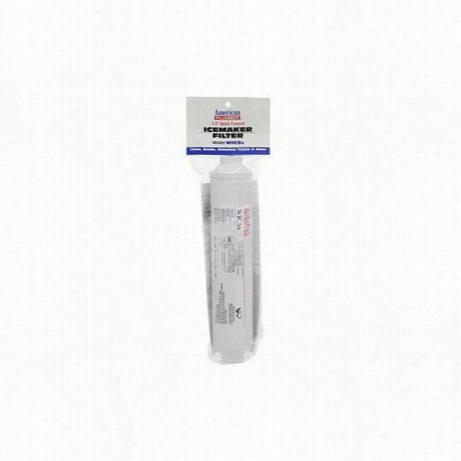 Wicsa American Plumber Inline Filter With 1/4 Inch Quick-connect Fittings