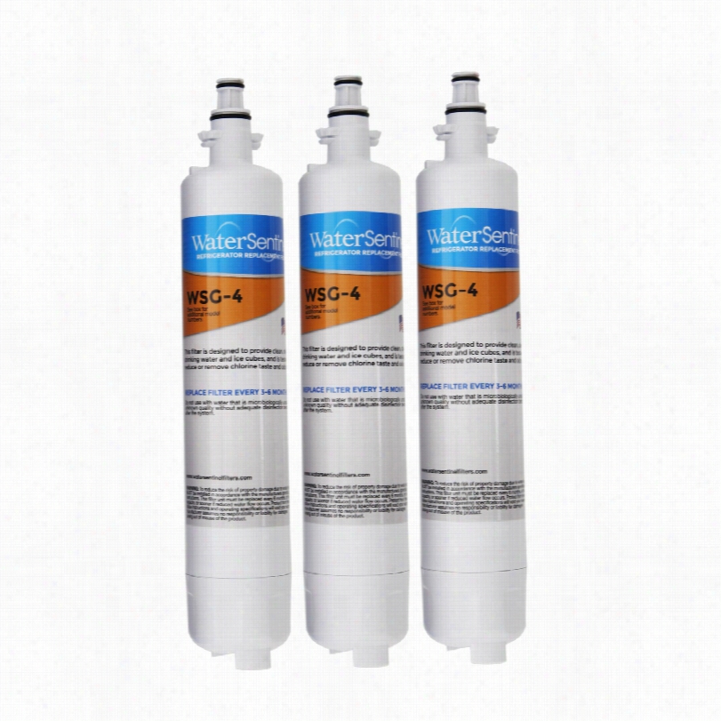 Wsg-4 Refrigerator Water Fi Lter (3-pack)