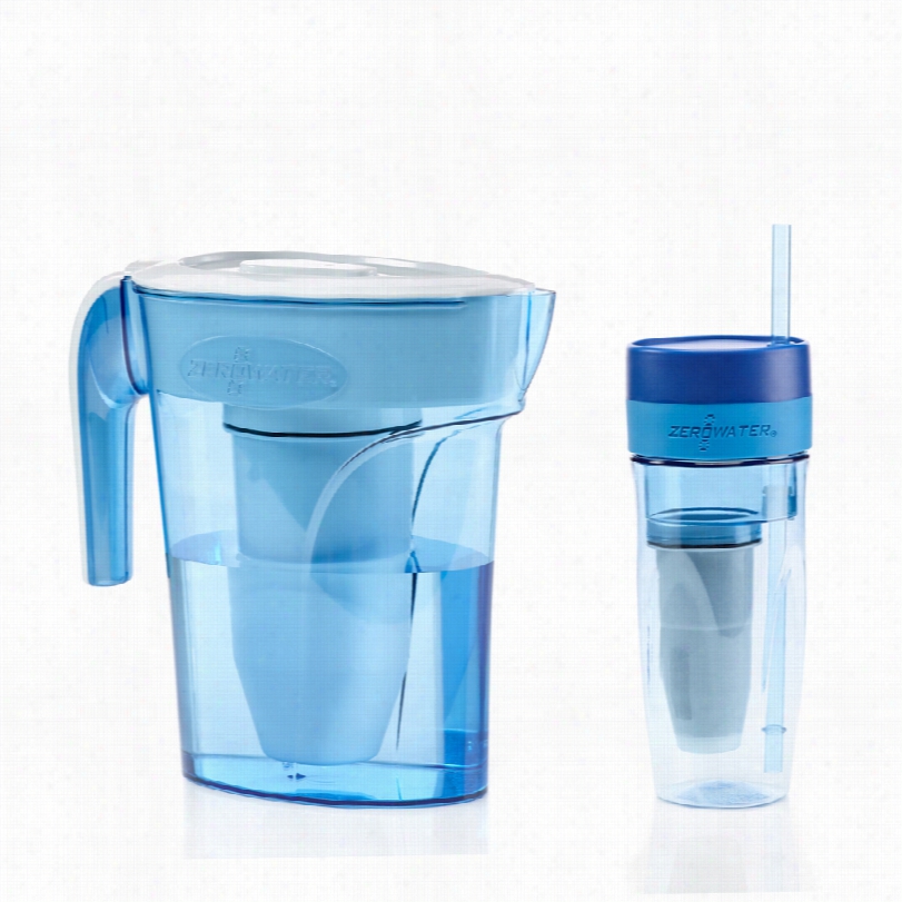 Zerowqter Filtered Water Pitccher& Tumbler (zb-626)