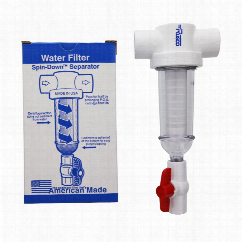 1-100-f Rusco Spin-down Water Filter System