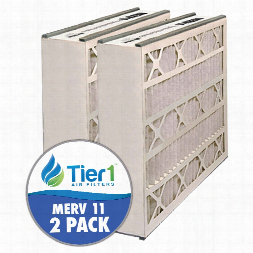 20x20x5 255649-103 & 259112-103 Trion / Air Bear Merv 11comparable Aair Fjlter By Tie1 (2-pack)