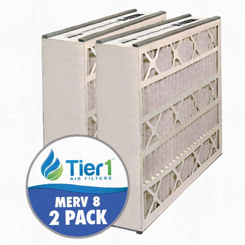20x25x5 25912-102 & 2556499-102 Trion / Air Bear Merv  8 Comparable Air Filter By Tier1 (2-pack)