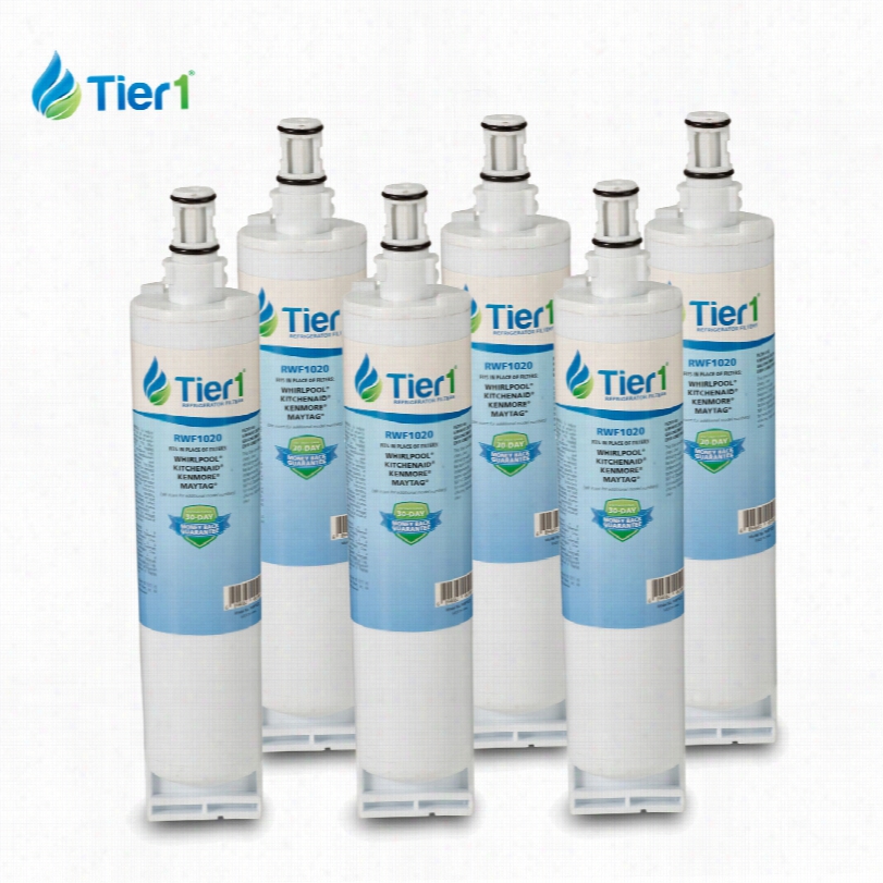 439650 8/ 4396510 Whirlpool Omparable Refrigerator Water Filter Replacement By Tier1 (6 Pack)