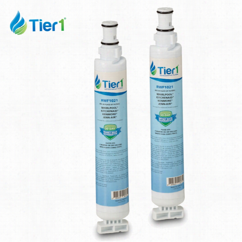 4396701 Whirlpool Comparable Refrigerator Water Strain Replacement By Tier1 (2 Pack)