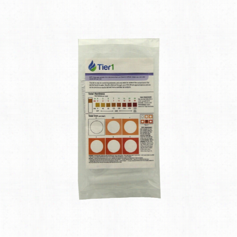 7 Panel Water Screening Test Kit By Tier1