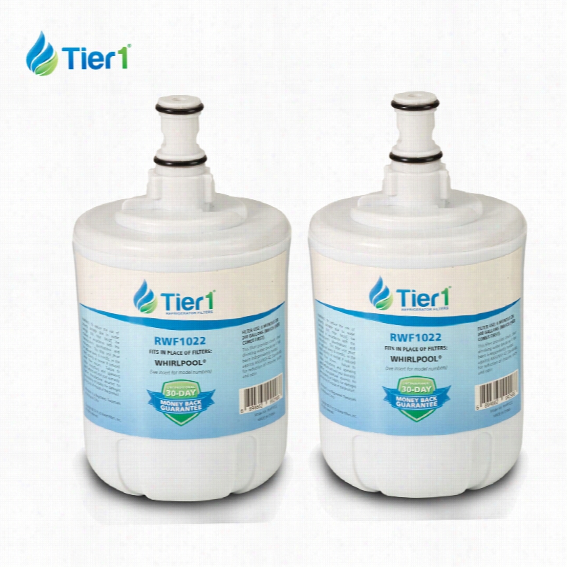 8171413/8171414 Whirlpool Comparable Refri Geraator Water Filter Replacement By Tidr1 (2 Pack)