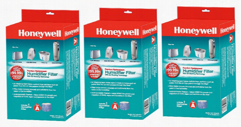 Hac-504 Aw Hhneywe Ll Replacement Humidifier Filter (3-pack)