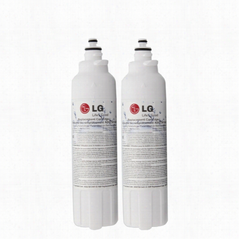 Lt800p Refrigerator Water Filter By Lg (2-pack)
