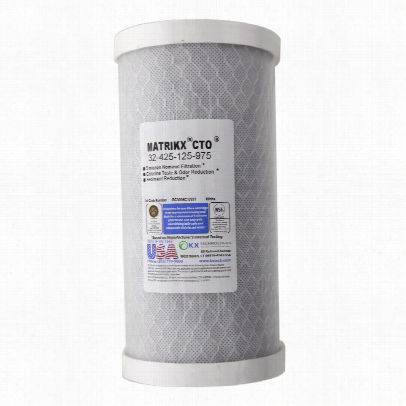 Matrikx-cto2-hd10 Kx Technologies Matrikx Whole House Filter Replacement Ccartridge