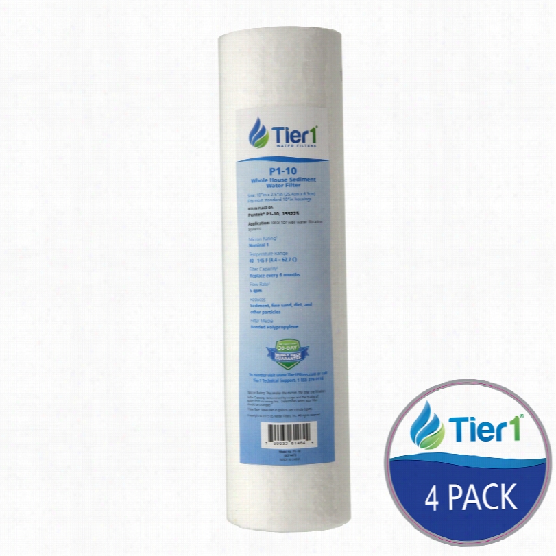 P1 Pentek Comparable Whole Housse Sediment Water Filter By Tirr1 (4-paxk)