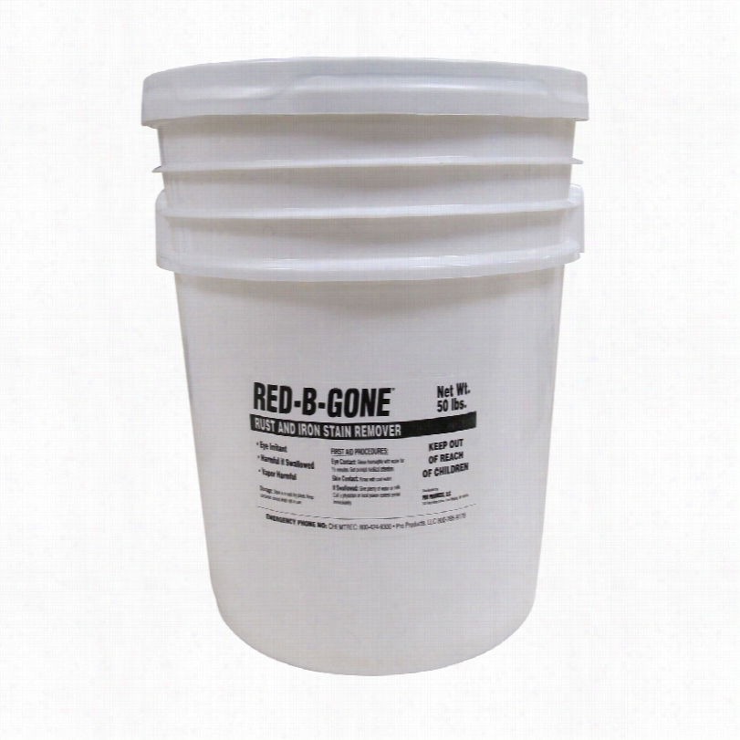 Pro Products Red-b-gone Rust Amp;iron Stain Reomver (50 Lb Pail, #rbg-2000)