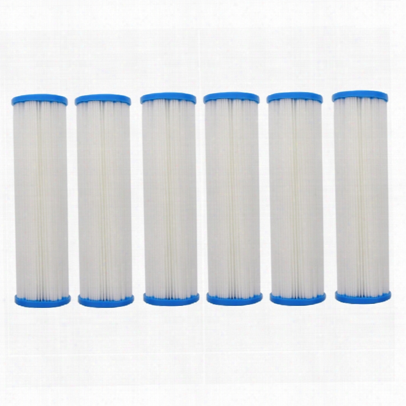 Spc-25-1005 Hydronix Pleated Sediment Water  Filter (6-pack)