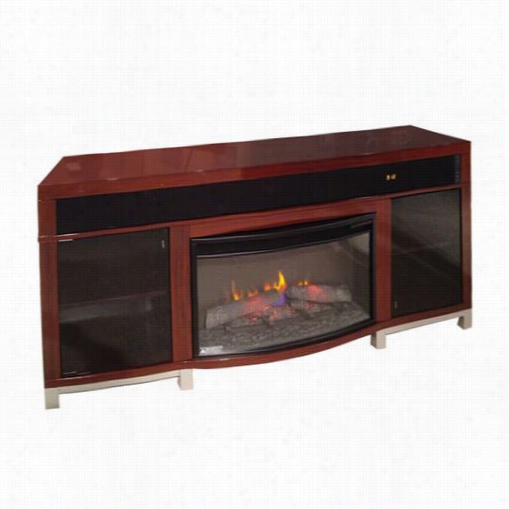 Classic Flame 25mms9783-pc04 Roxbury Eletcric Fireplace Media Console In High Gloss Cuerry