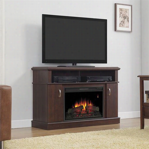 Classix Flame 26m5516-pc72 Dwell Electric Fireplace  Entertainment Centerin Midnight Cherry