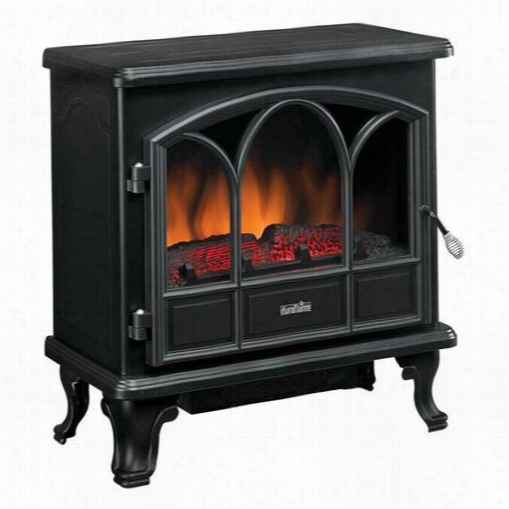 Classic Flame Dfs-750-1  Large Electric Stove Heater In Blacm With Remote