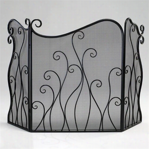 Cyan Design 02558 Evaliie Fire Screen In Bronze