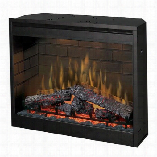 Dimplex D3015 30"quot; Se Lf-trimming Plugi-n Firebox By The Side Of Log Set