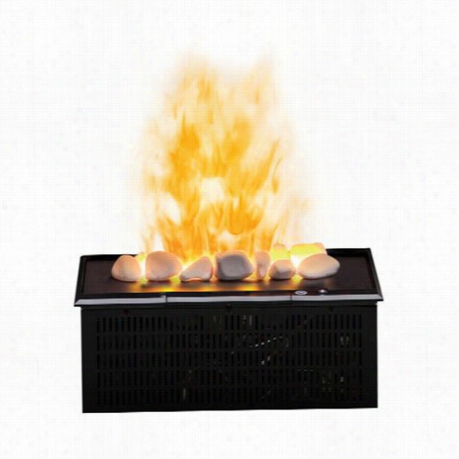 Dimplex Dfi400rh Opti-myst Cassette Fireplace Insert With Rocks And Heat Receptacle