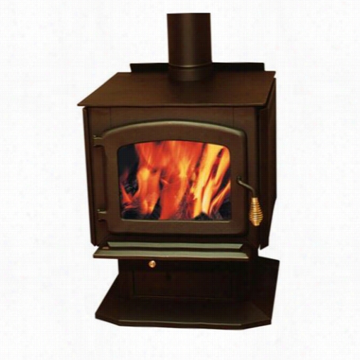 Drolet Db03040 Wood Stove On Ppedestal