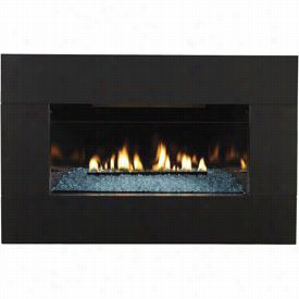 Empire Comfort Systems Df28mbl Decorative Glass Fireplae Front With Black Metal Frame