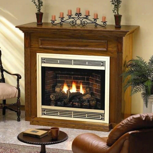 Empire Comfort Systems Dvp-42-fp91 Tahoe Premium 42"" Dv Rf Variable Flame Fireplace With Thermostat Remote