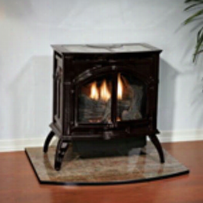 Empire Comf Ort Systems Vfd30cc30 Heritage Vent-free Millivolt Cast Iron Stov Ewith 25,000 Btu Contour Burner