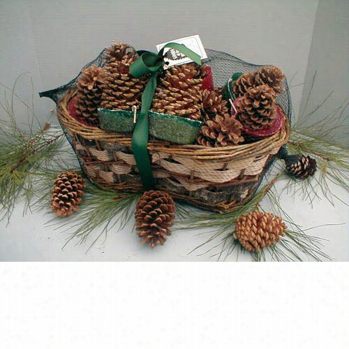 Goods Of The Woods 10286 Cone Starters In Round Birch Basket