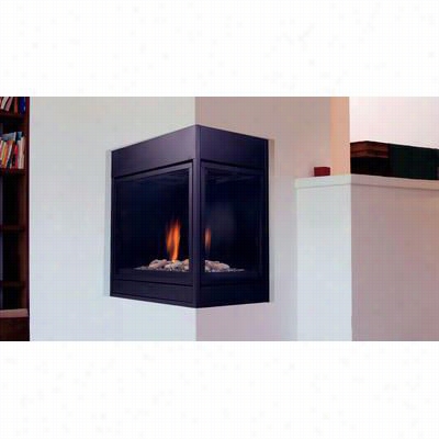 Mjestic Crldv Arlington 36"" Top-rear Vent Clean Face Corner Right Dv Fireplace