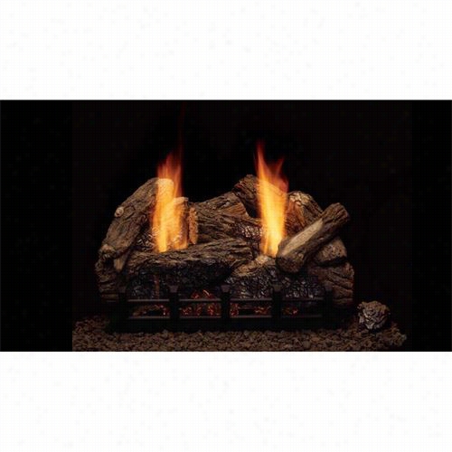 Maestic Ho24-f 24"&quoot; Highland Oak Cermic Fiber Log Set For Natural Blaze Vf 24"" Burner