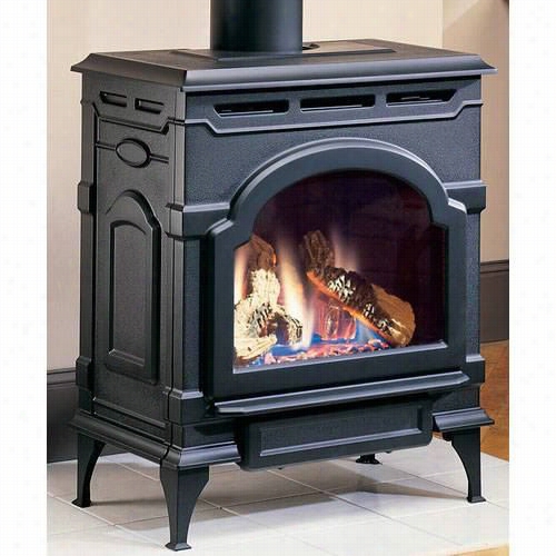 Majestic Oxdv20nvsb Oxford Cast Iron Natural Ga S Direct Vent Stove In Classsc Black With Insta-flame Ceramic Burner