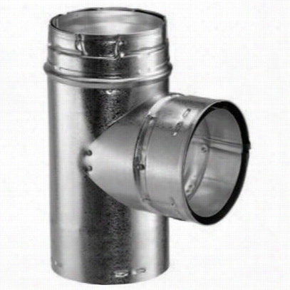 M&g Dduravent 3gvt Round Gas Vent 3"quot; Inner Distance Through The Centre  Aluminum Standard Tee