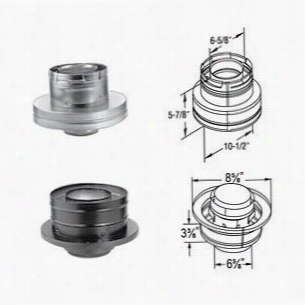 M&g Duravent 46da-kcb 4"&qut; X 6-5/8"" Inner Diameter Galvanized Chimney Convers Ion Kkit B