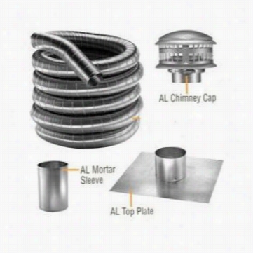 M&a;mg Duravent 6df304-20k 6&qquot;" Dufaflex304 20 Kit In Saonless Steel