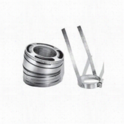 M&g Duravent 8dp-e15 Durapus 8"" Class A Chimney Pipe Gavaniz Ed 15 Degree Elbow Kit