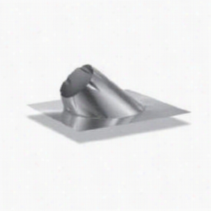 M&am Pp;g Duravent 8dp-f24 Duraplus 8"" Class A Chimney Pipe Roof Flashing  For 19/12-24/12 Pitch